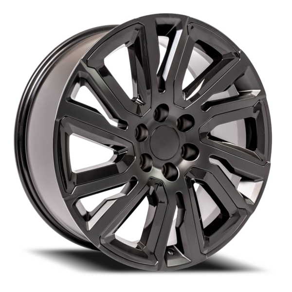 Satin Black Gloss Black