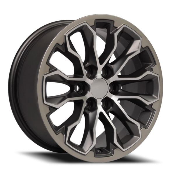 CV MG Satin Gunmetal Machined-Face