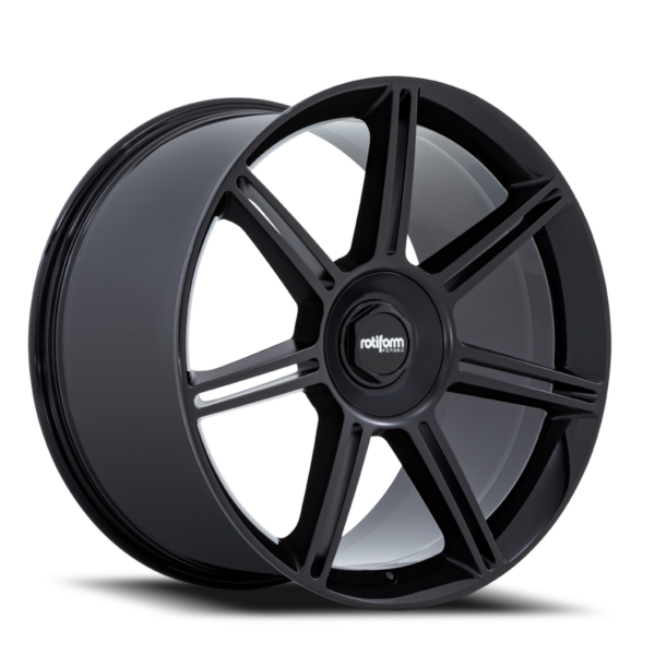 FRA GB Gloss Black Matte-Black-Spokes