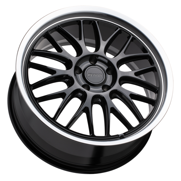 Gloss Black Machined-Lip