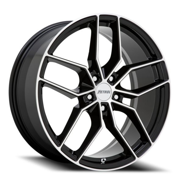 P5C GBM Gloss Black Machined Wheel