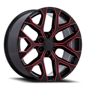 Black Red Milled
