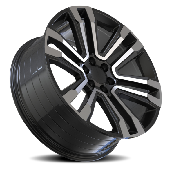 Gloss Black Machined Face