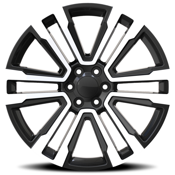 Gloss Black Machined Face