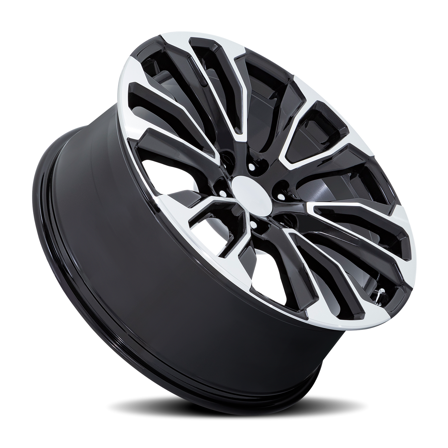 Performance Replica PR211 22x9 6x139.7 +28 Black - Image 2