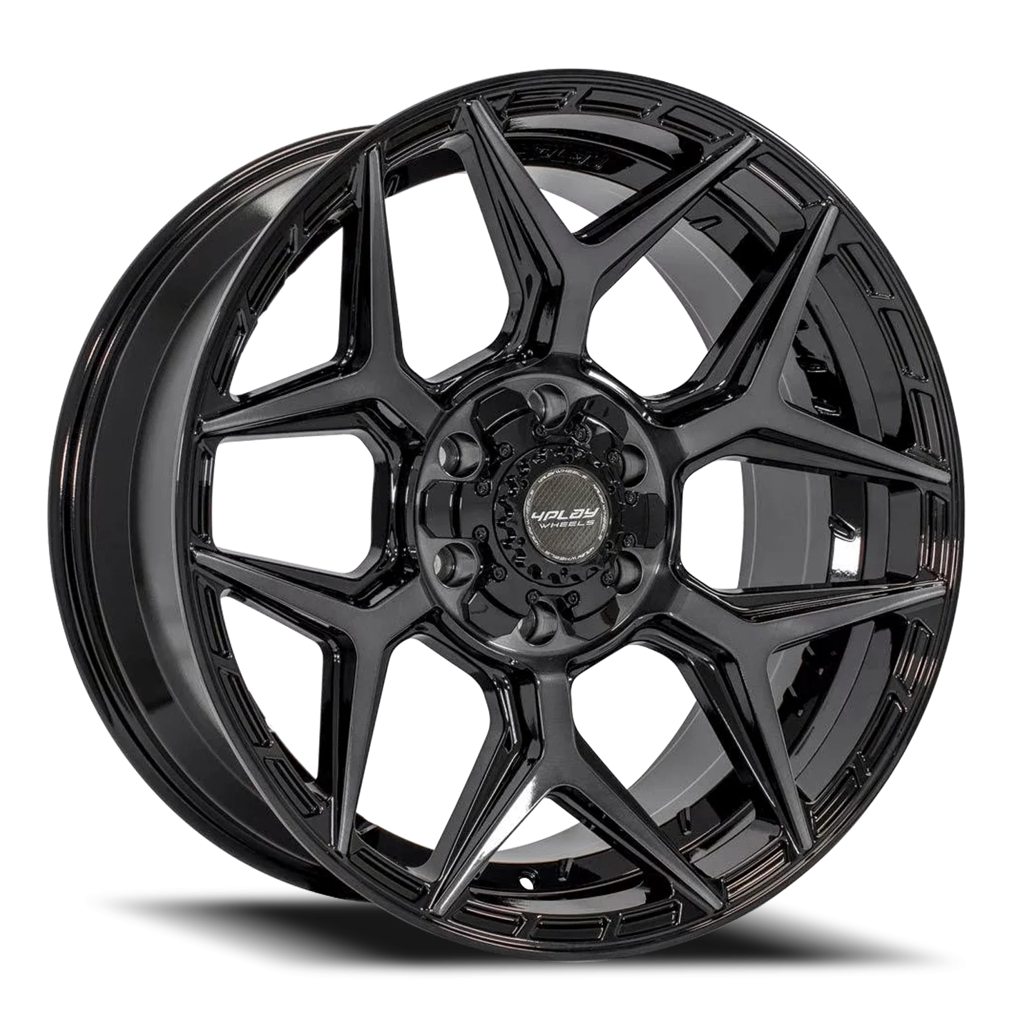 4PLAY 4P06 B1 22x12 6x135/6x139.7 -44 Black
