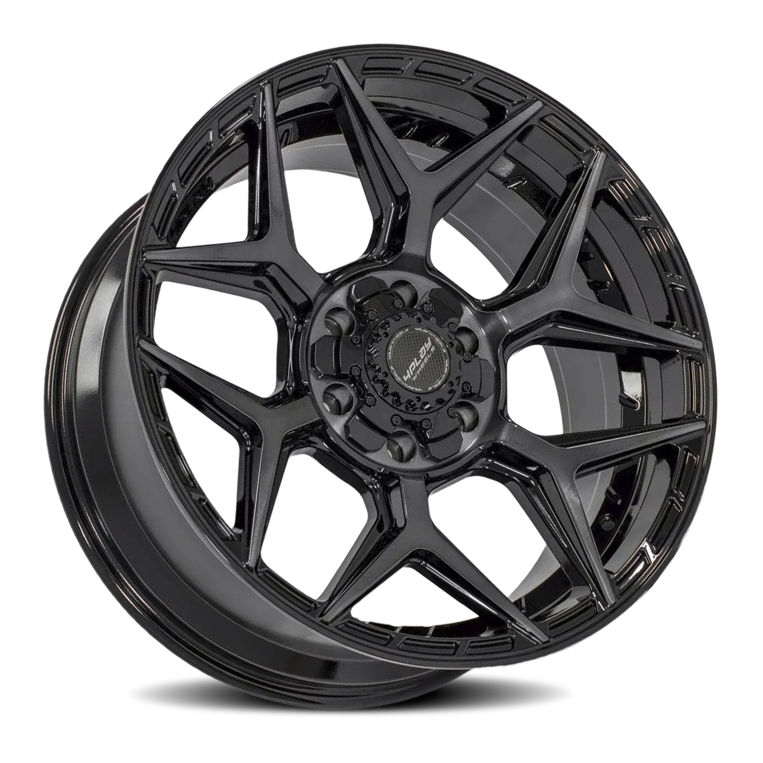 4PLAY 4P06 B1 22x12 6x135/6x139.7 -44 Black - Image 2