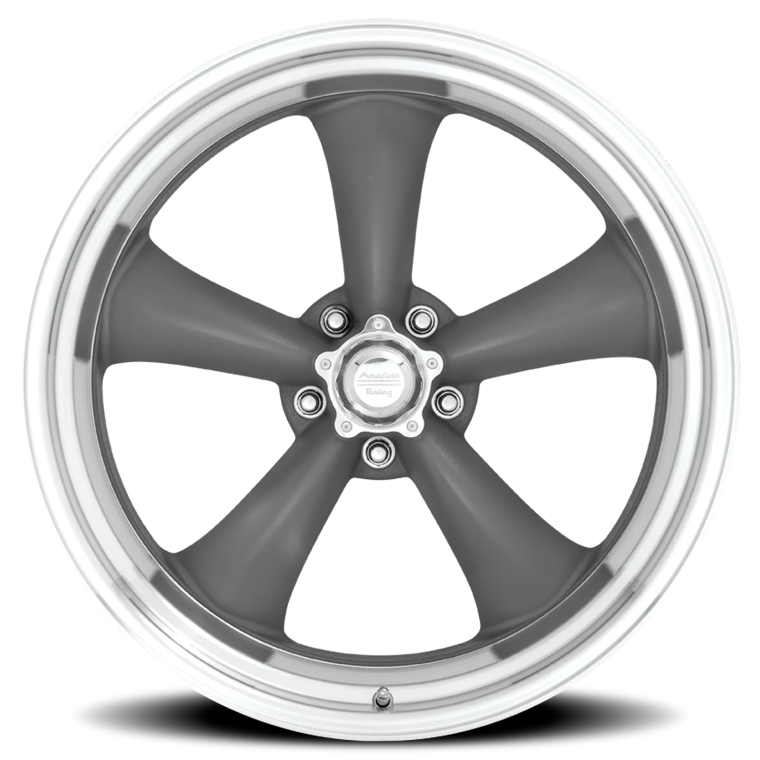 American Racing Classic Torq Thrust II VN215 15x8 5x120.65 -18 Gray - Image 3