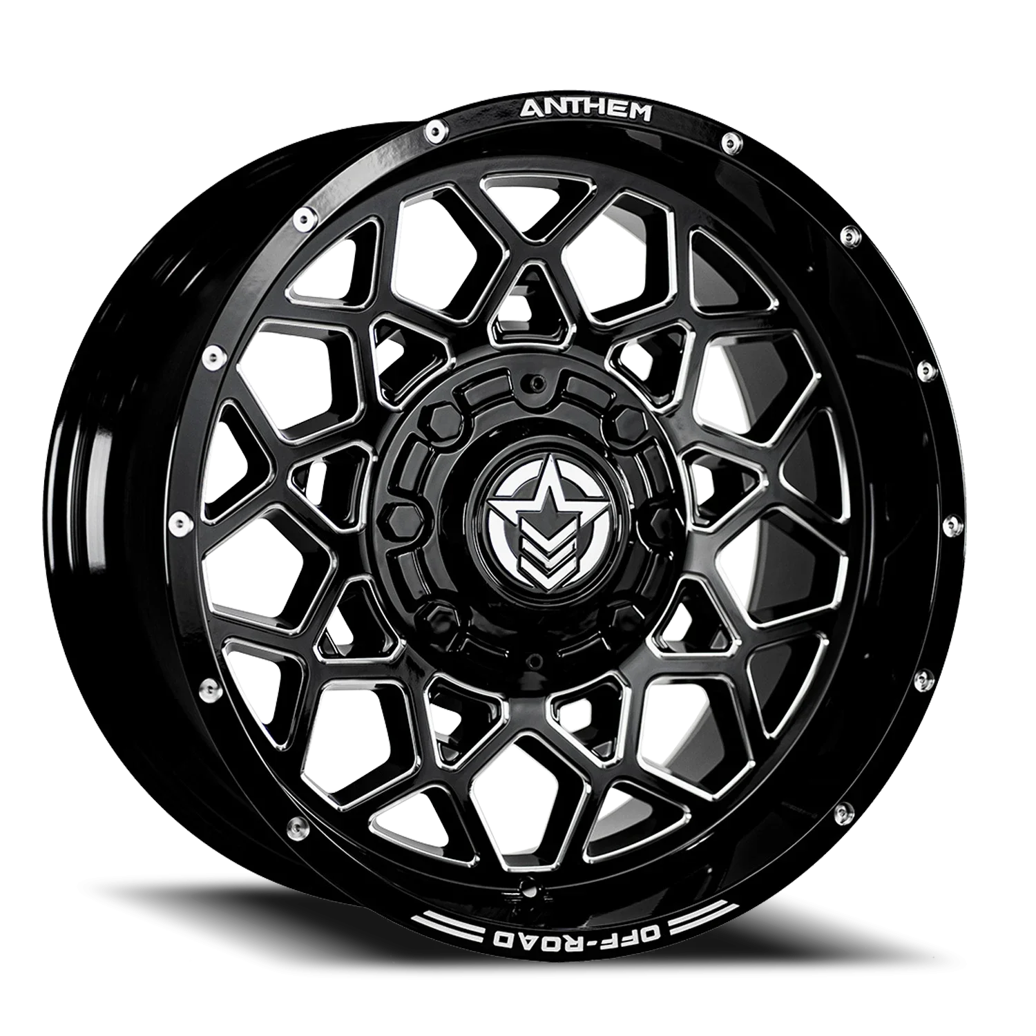 Anthem Off-Road Avenger 20x12 7x150 -44 Black