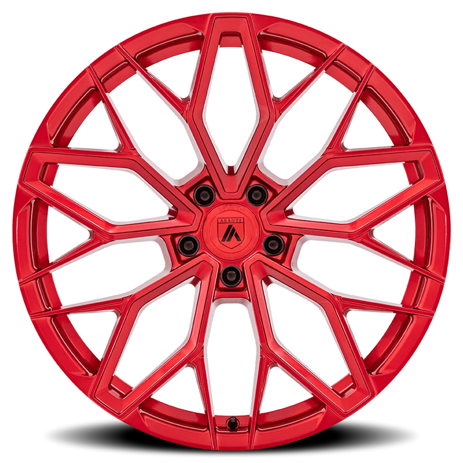 Asanti Black Label Mogul 5 AB039QX 20x8.5 5x120 +20 Red - Image 3