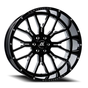 Axe AX6.0 24x12 8x165 -44 Black