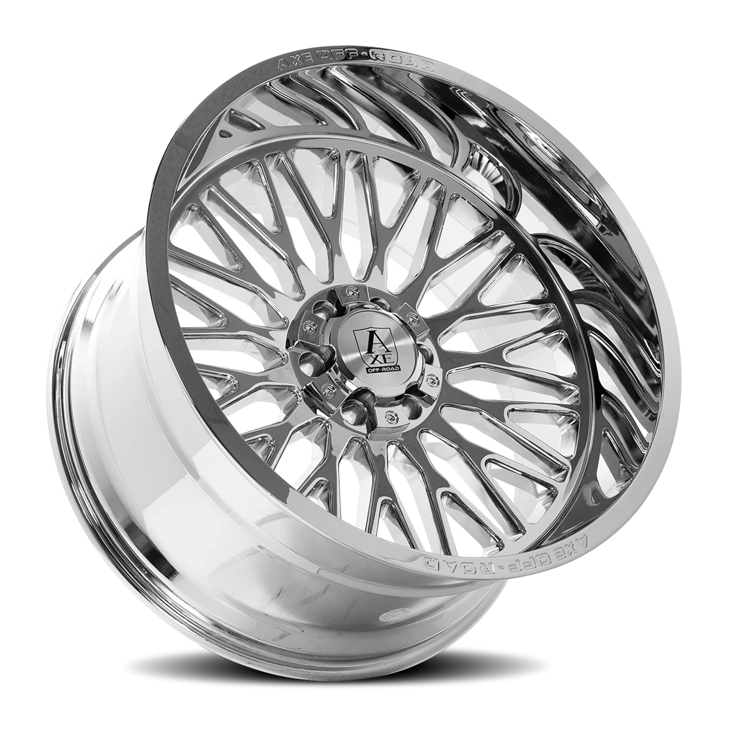 Axe Kratos 22x12 8x165 -44 Chrome - Image 2
