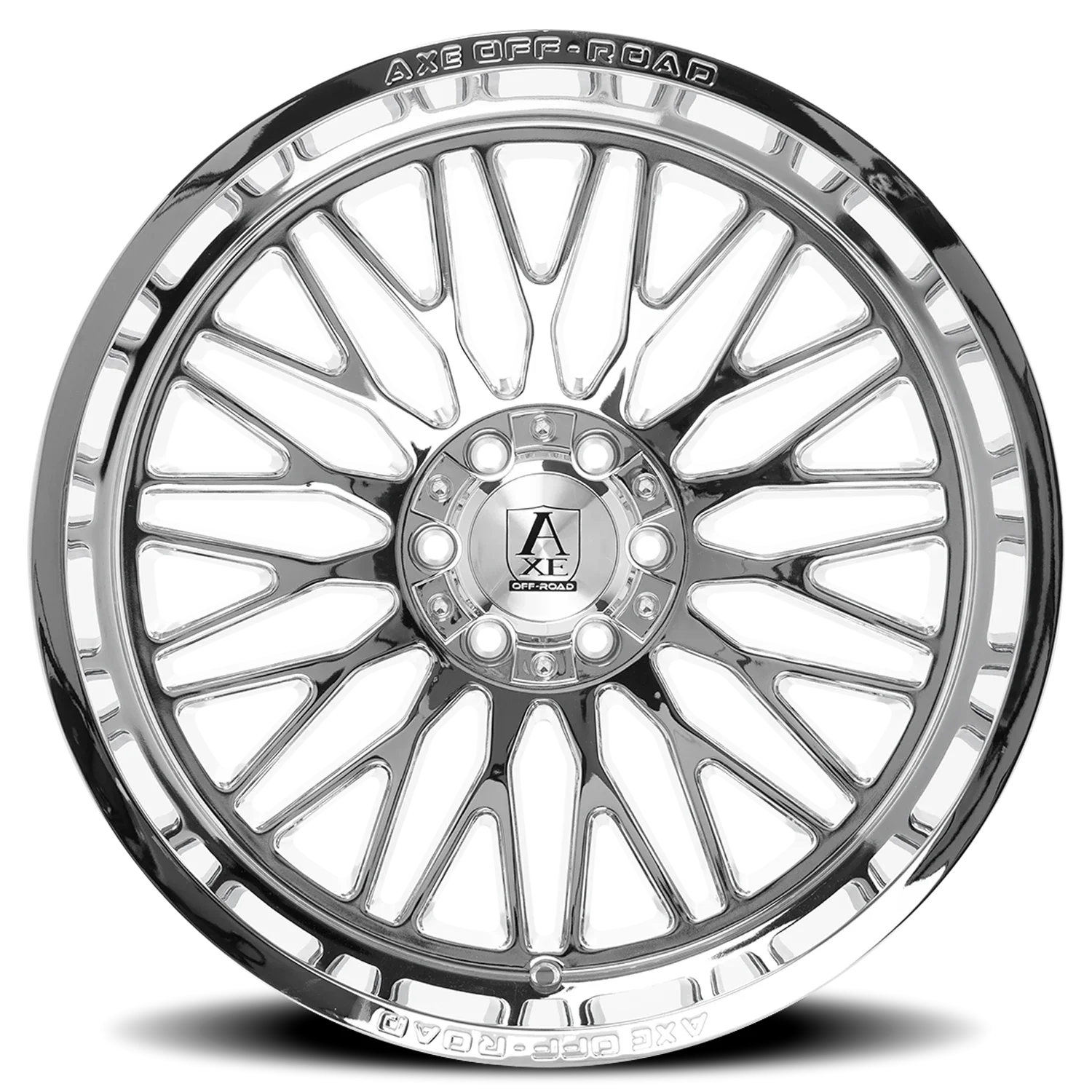 Axe Kratos 22x12 8x165 -44 Chrome - Image 3