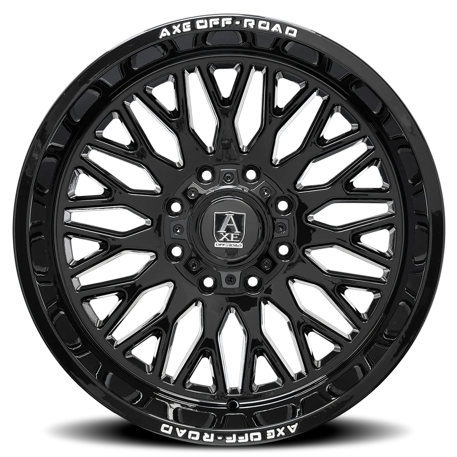 Axe Kratos 22x12 8x180 -44 Black - Image 2