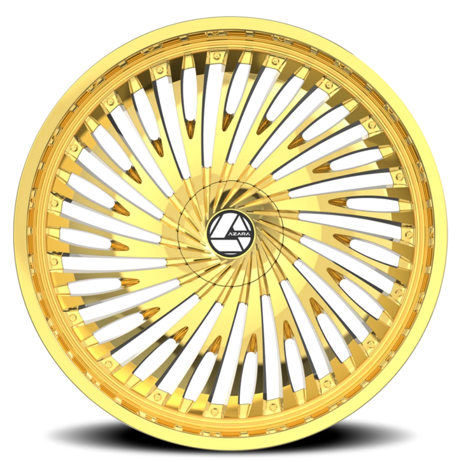 Azara AZA-526 22x8.5 5x112/5x114.3 +38 Gold - Image 2