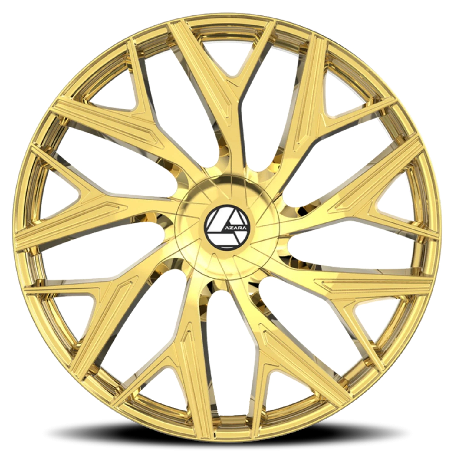 Azara AZA-527 22x8.5 5x114.3/5x120 +38 Gold - Image 2