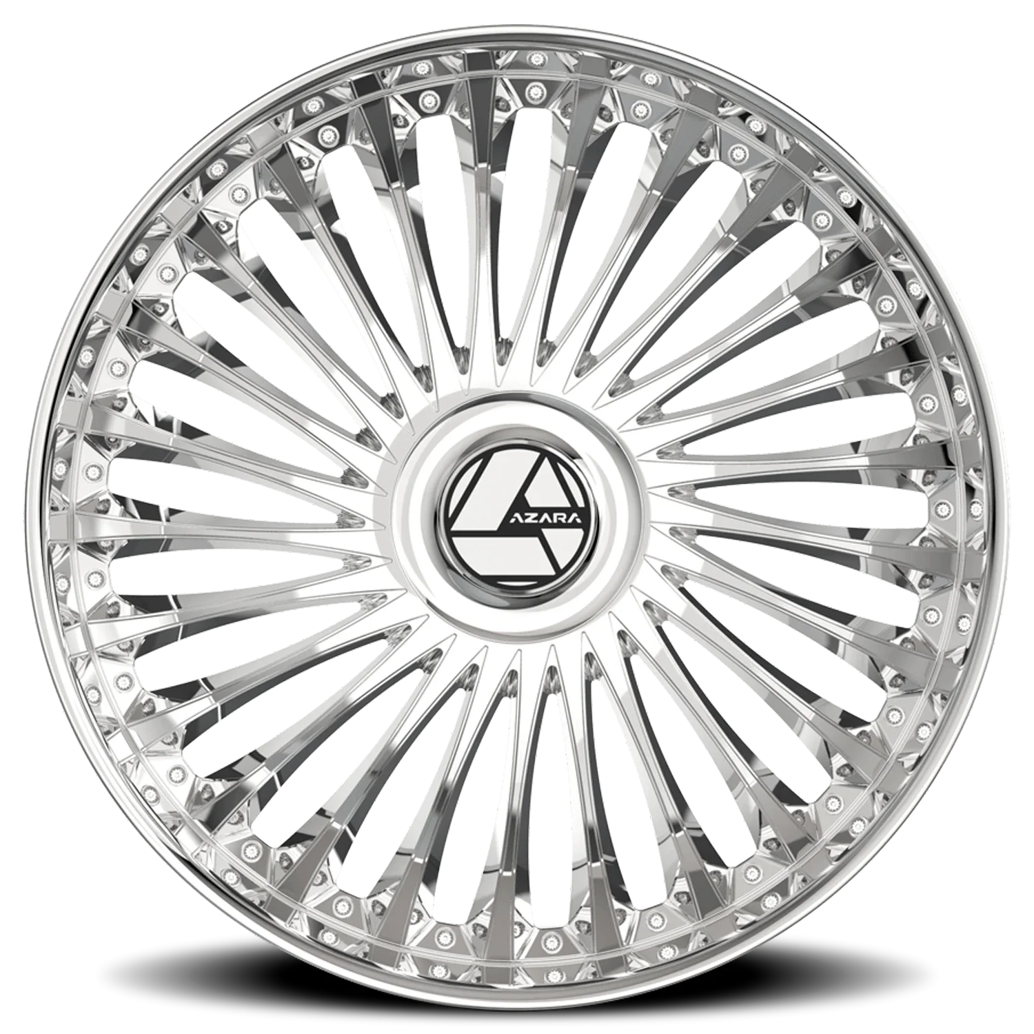 Azara AZX-103 22x8.5 5x112/5x114.3 +38 Chrome - Image 3