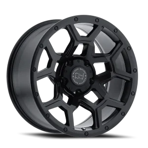 Black Rhino Overland 17x9.5 5x127 -18 Black