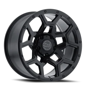 Black Rhino Overland 18x9.5 6x135 +6 Black