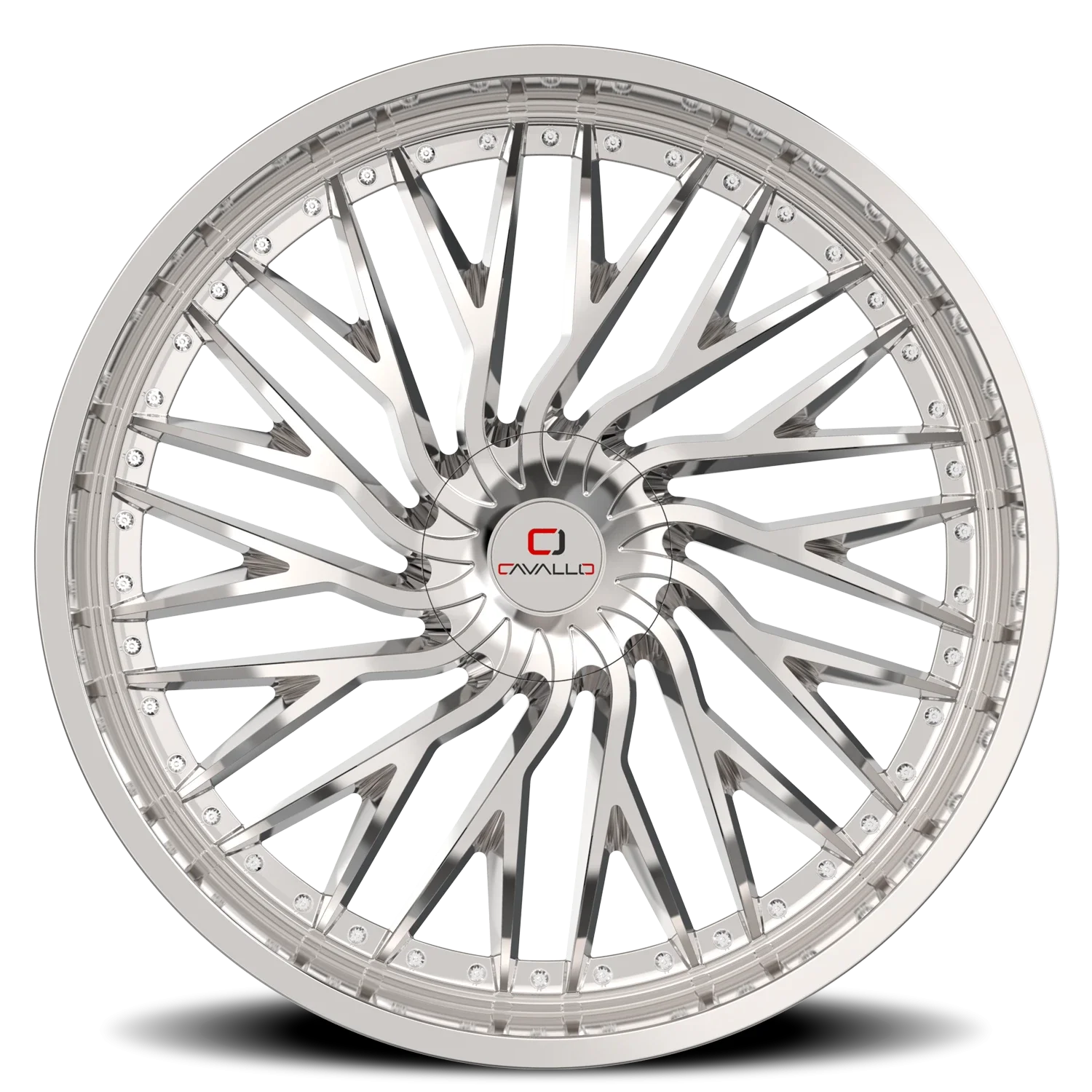 Cavallo CLV-43 24x9 5x115/5x120 +34 Chrome - Image 2