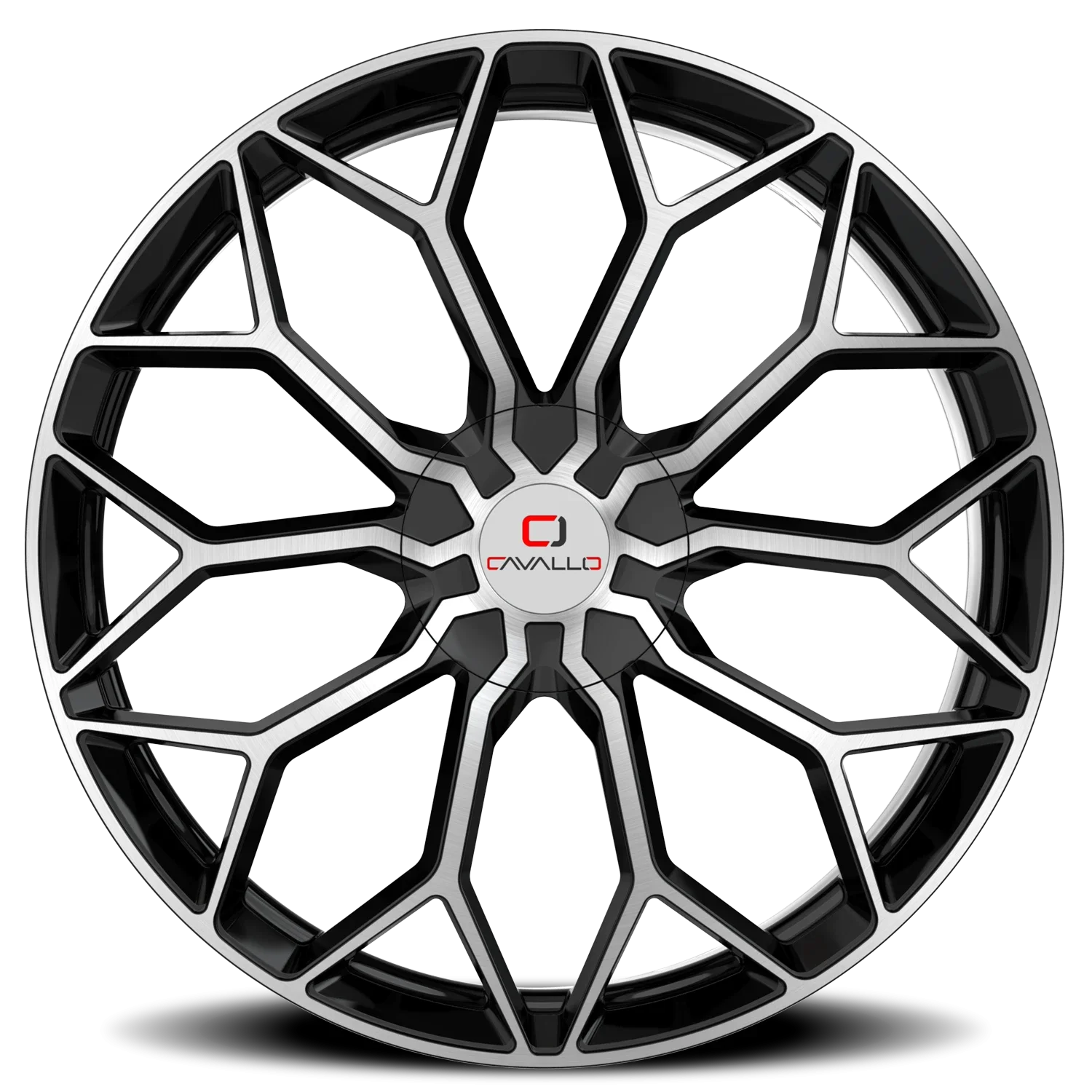 Cavallo CLV-44 22x8.5 5x112/5x114.3 +38 Black - Image 2