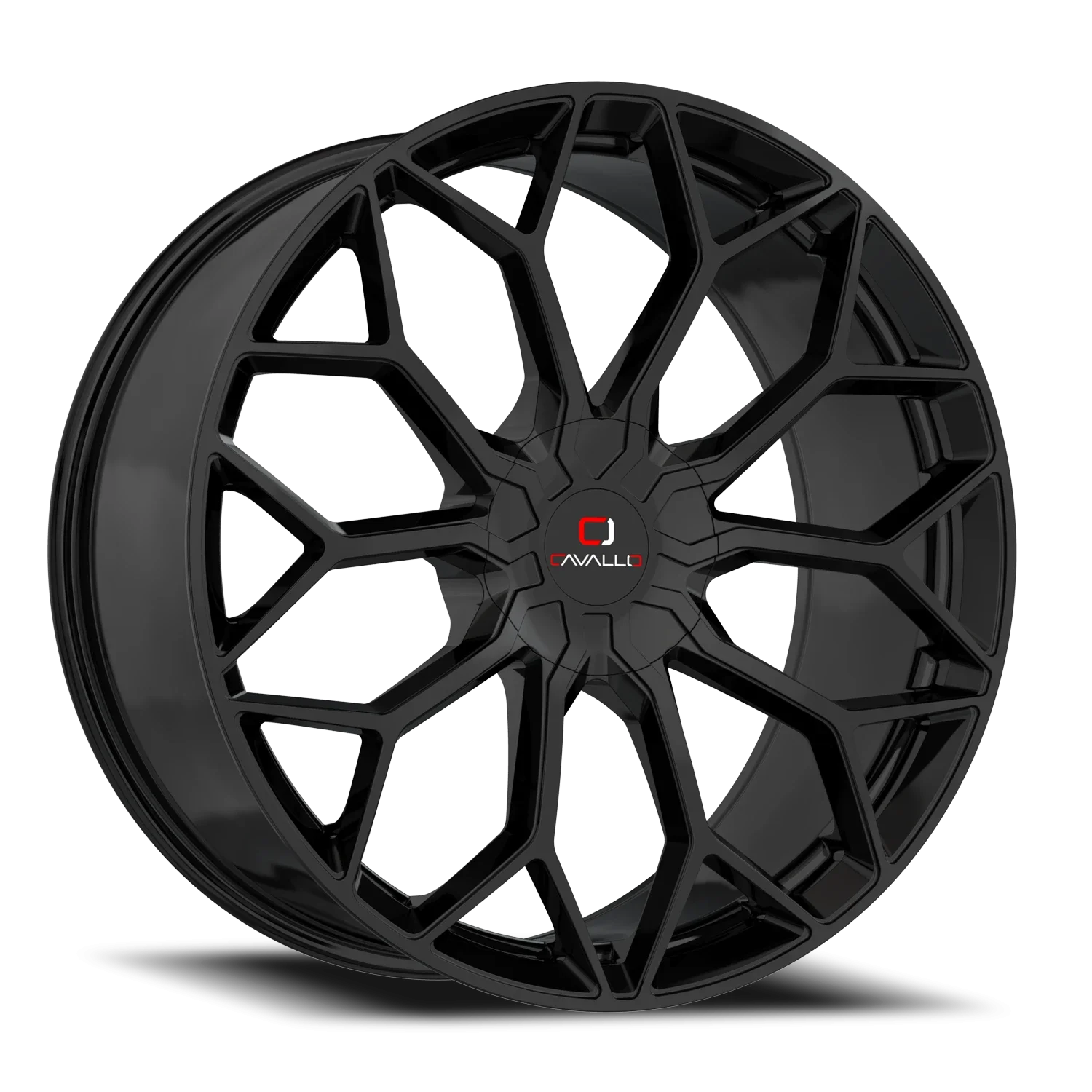 Cavallo CLV-44 20x8.5 5x108/5x114.3 +35 Black