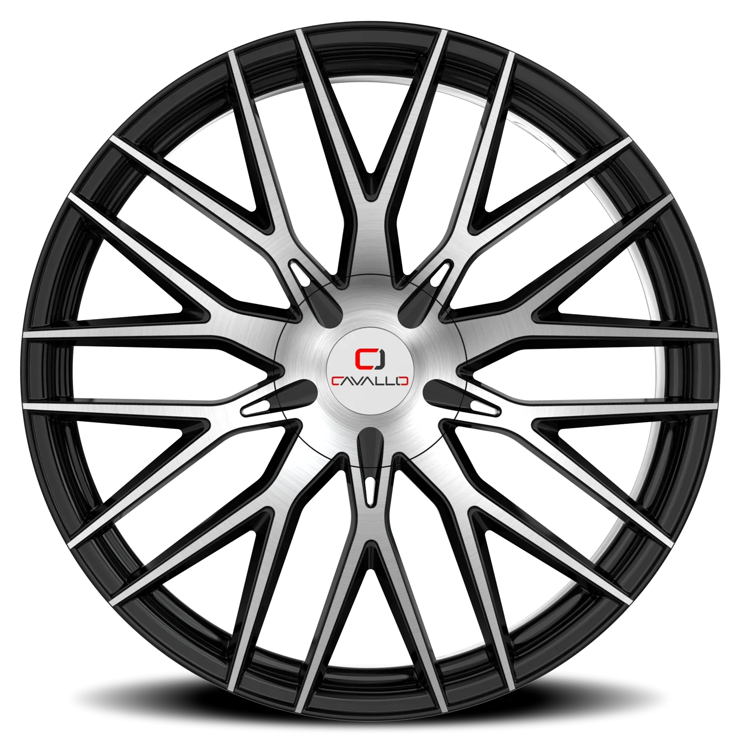 Cavallo CLV-45 20x8.5 5x108/5x114.3 +35 Black - Image 2