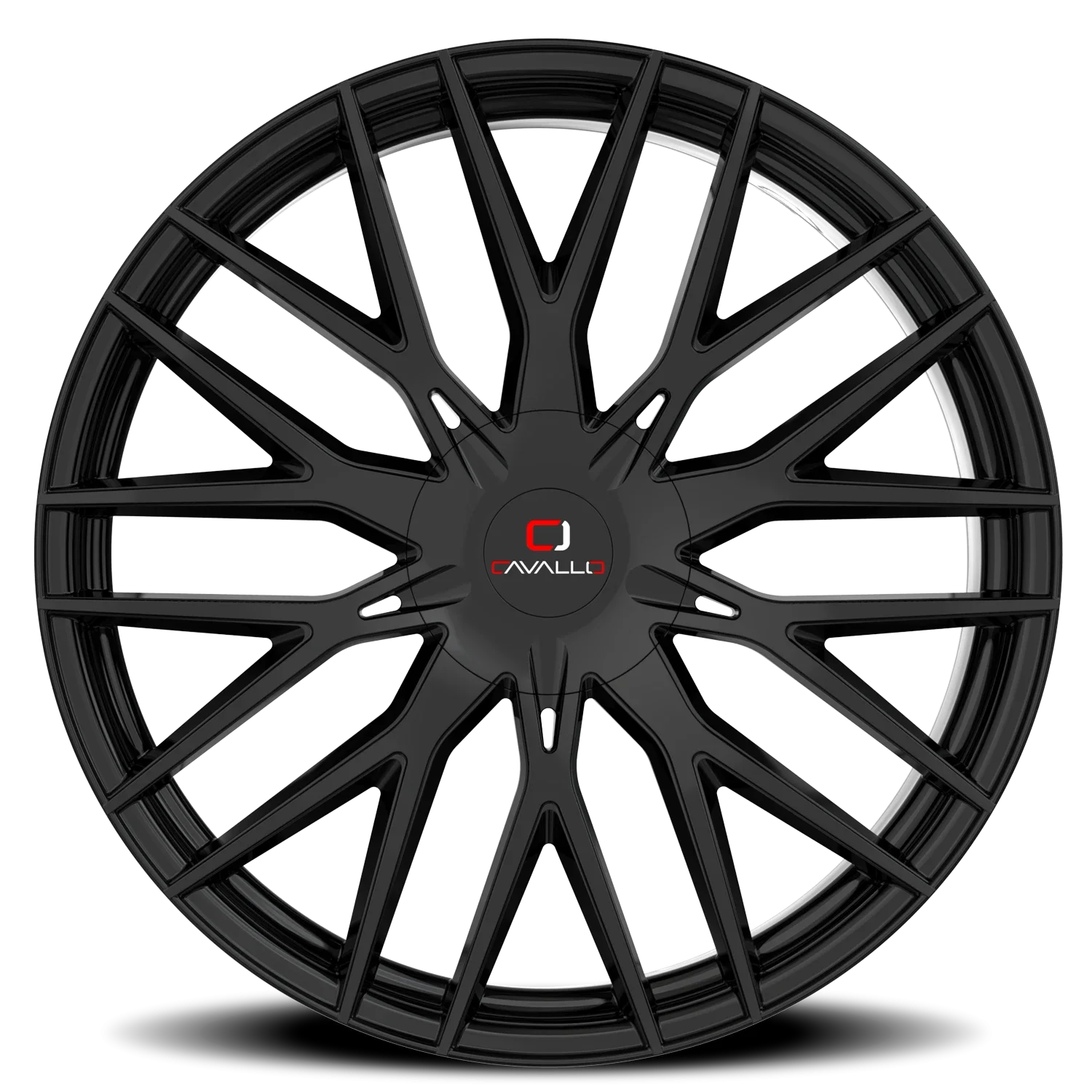 Cavallo CLV-45 18x8 5x108/5x114.3 +35 Black - Image 2