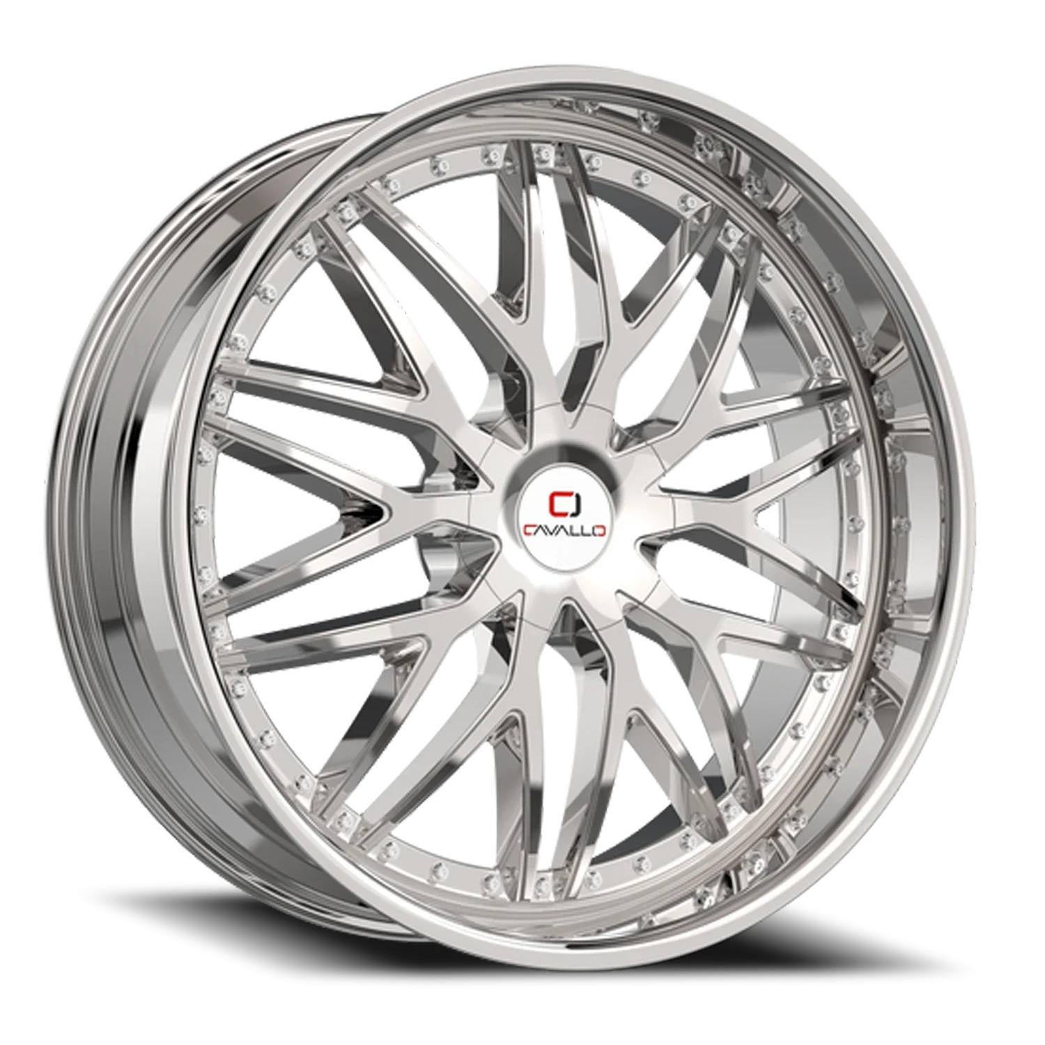Cavallo CLV-46 24x9 5x115/5x120 +18 Nano Chrome