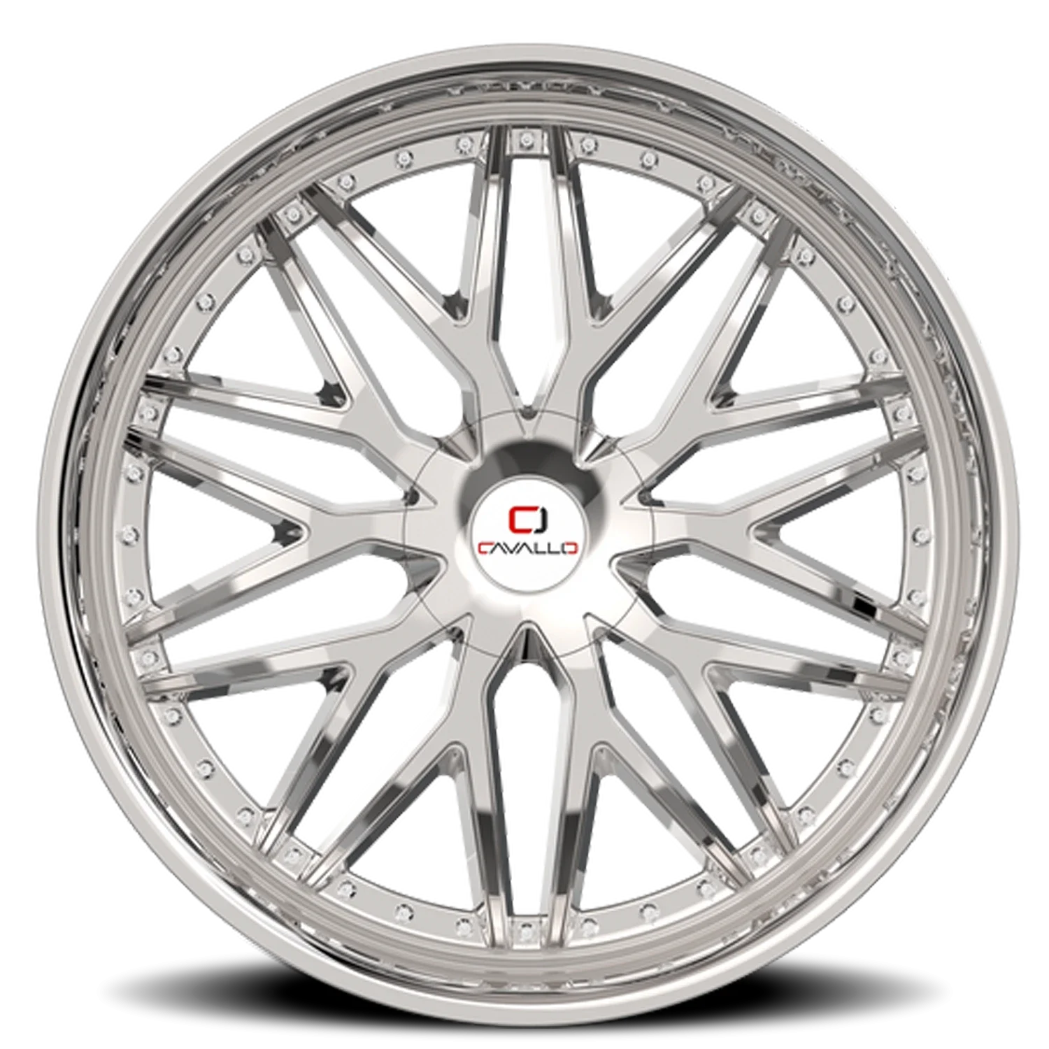 Cavallo CLV-46 24x9 5x115/5x120 +18 Nano Chrome - Image 2