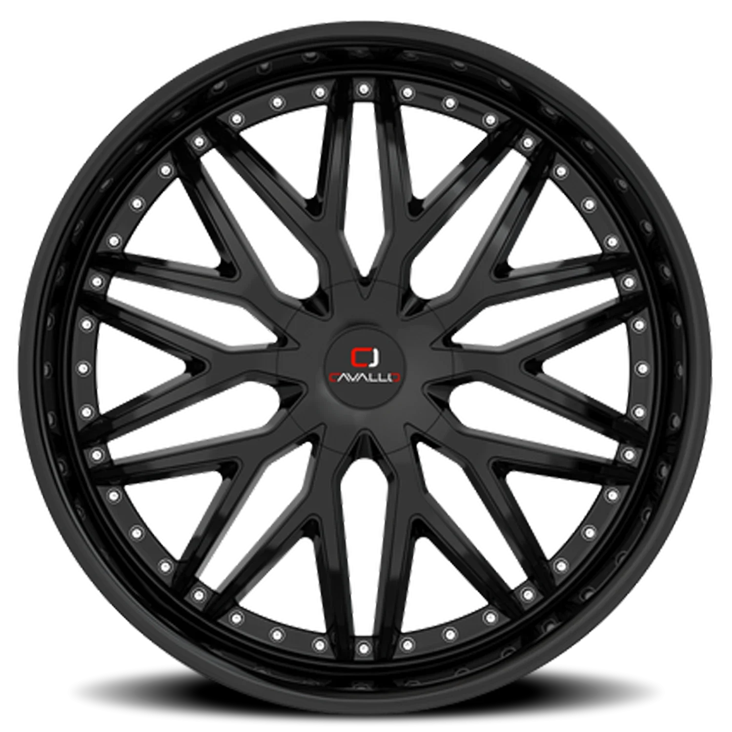 Cavallo CLV-46 24x9 5x115/5x120 +34 Black - Image 2