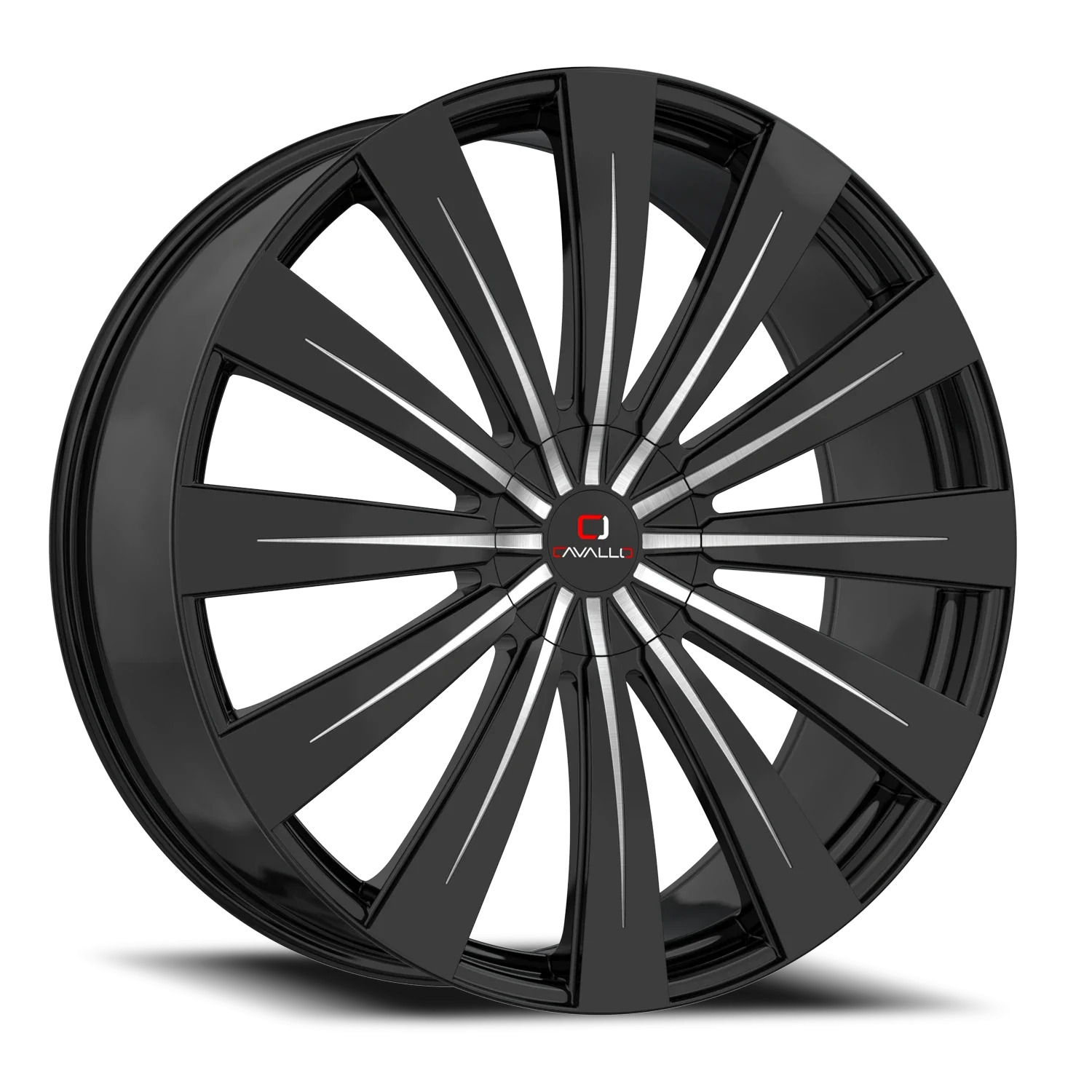 Cavallo CLV-49 24x9 6x135/6x139.7 +25 Black