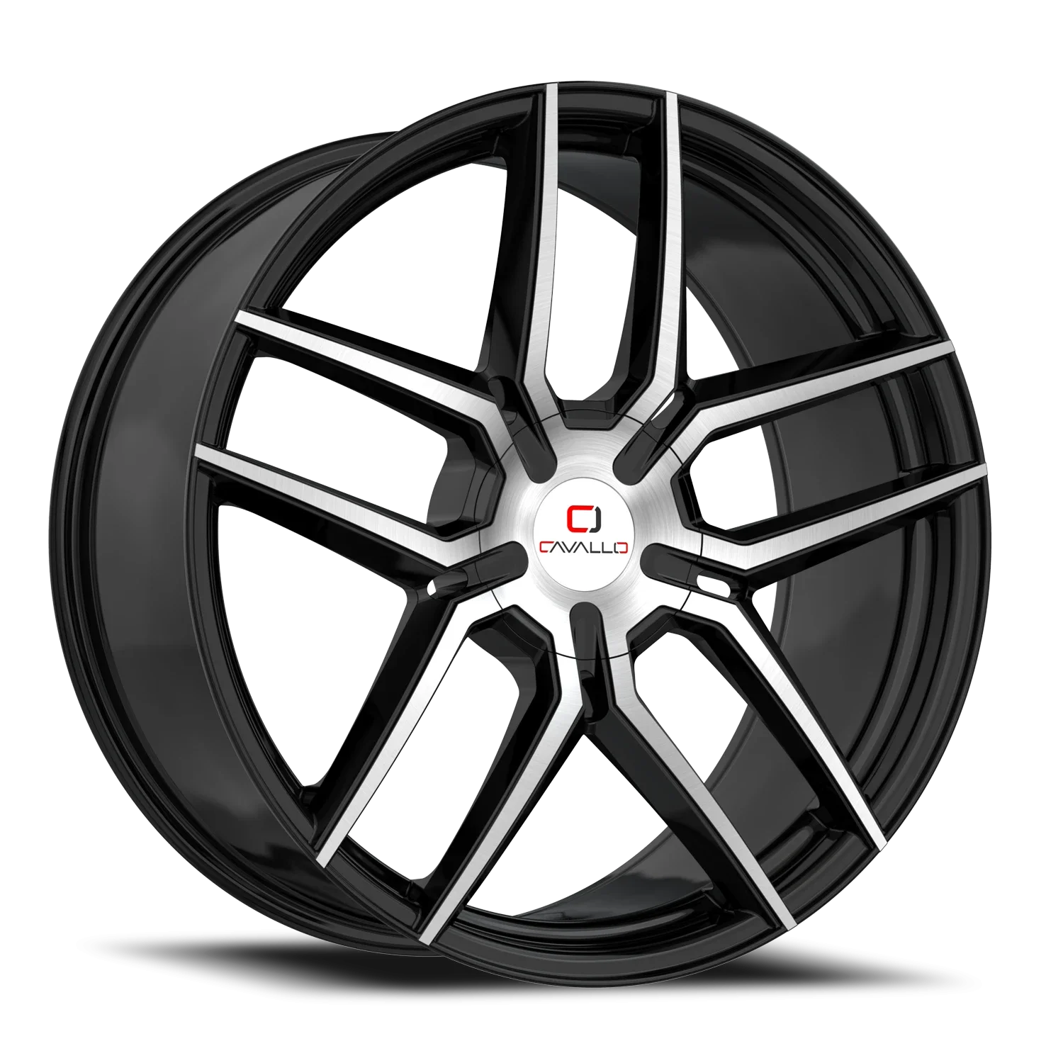Cavallo CLV-55 22x8.5 5x112/5x114.3 +38 Black
