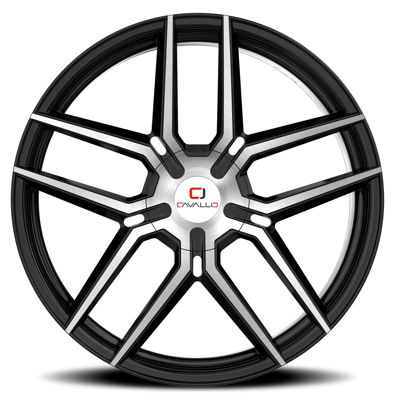 Cavallo CLV-55 22x8.5 5x112/5x114.3 +38 Black - Image 2