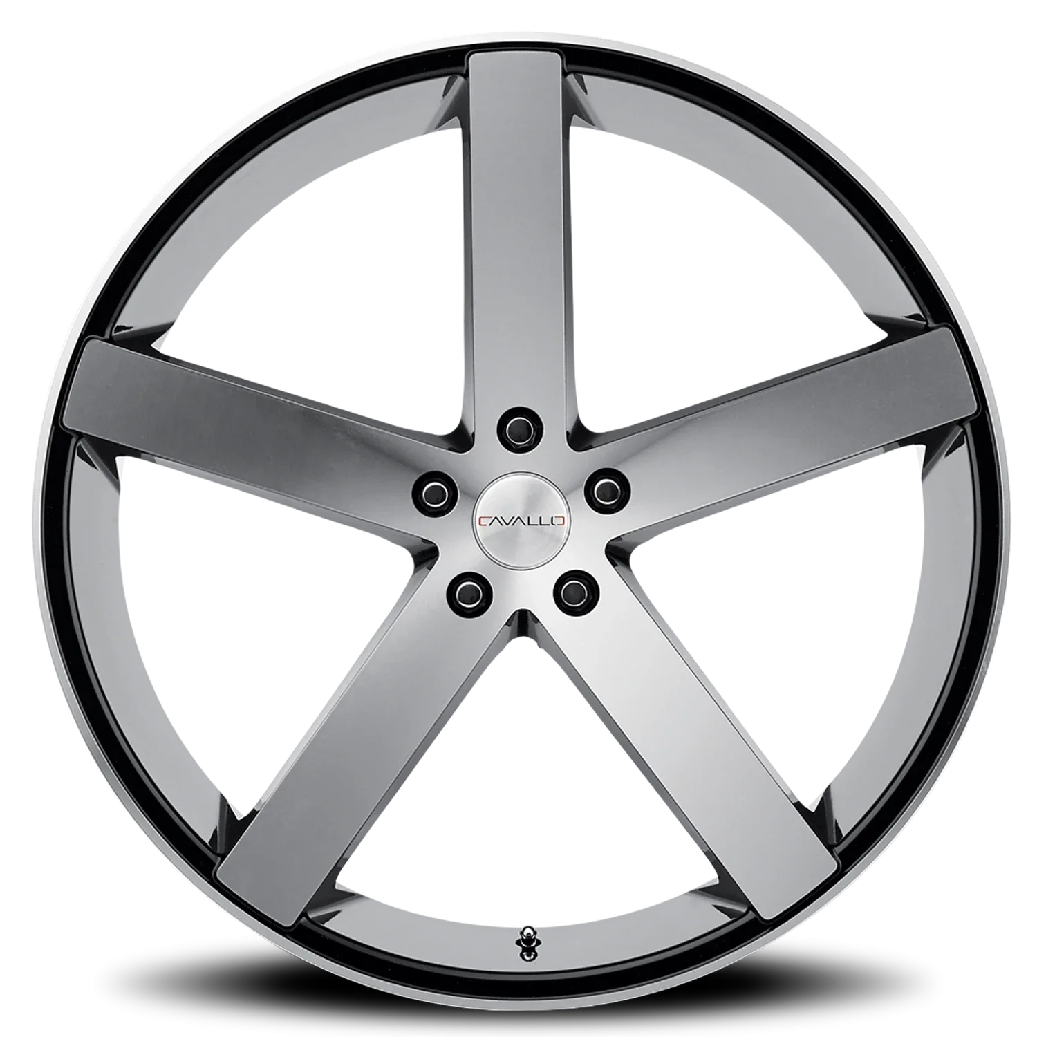 Cavallo CLV-5 18x8 5x120 +35 Black - Image 3