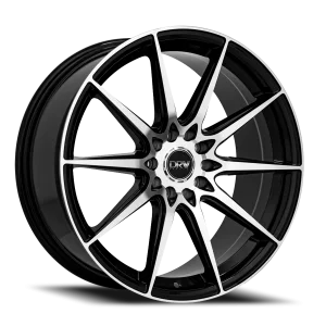 DRW D19 17x7.5 5x108 +38 Black