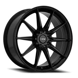 DRW D19 17x7.5 5x108 +38 Black