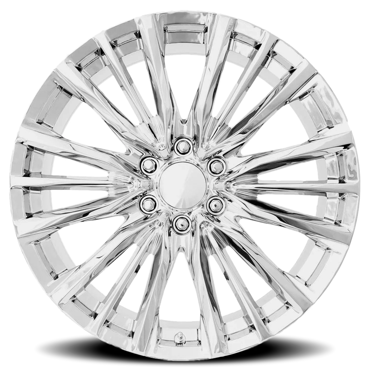 Factory Reproductions FR 205 22x9 6x139.7 +28 Chrome - Image 3