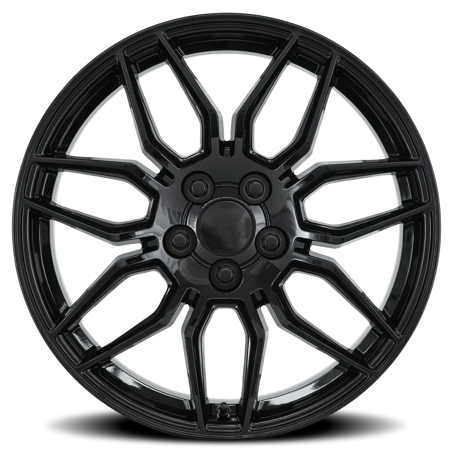 Factory Reproductions FR 401F C8 ZO6 Corvette GB 19x10 5x120.65 +79 Black - Image 3