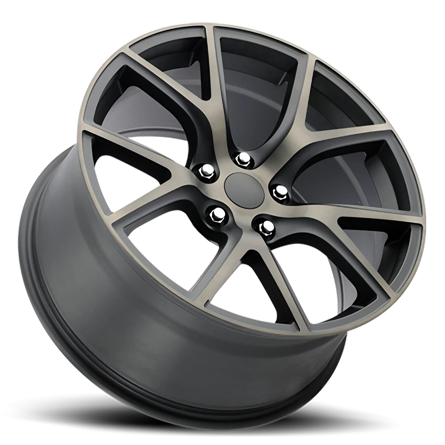 Factory Reproductions FR 75 20x10 5x127 +50 Black - Image 2