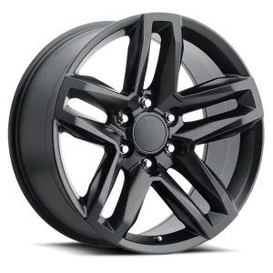 Factory Reproductions FR 94 Cheverolet Silverado Z71 Split 5 Replica SB 22x9 5x139.7 +15 Black