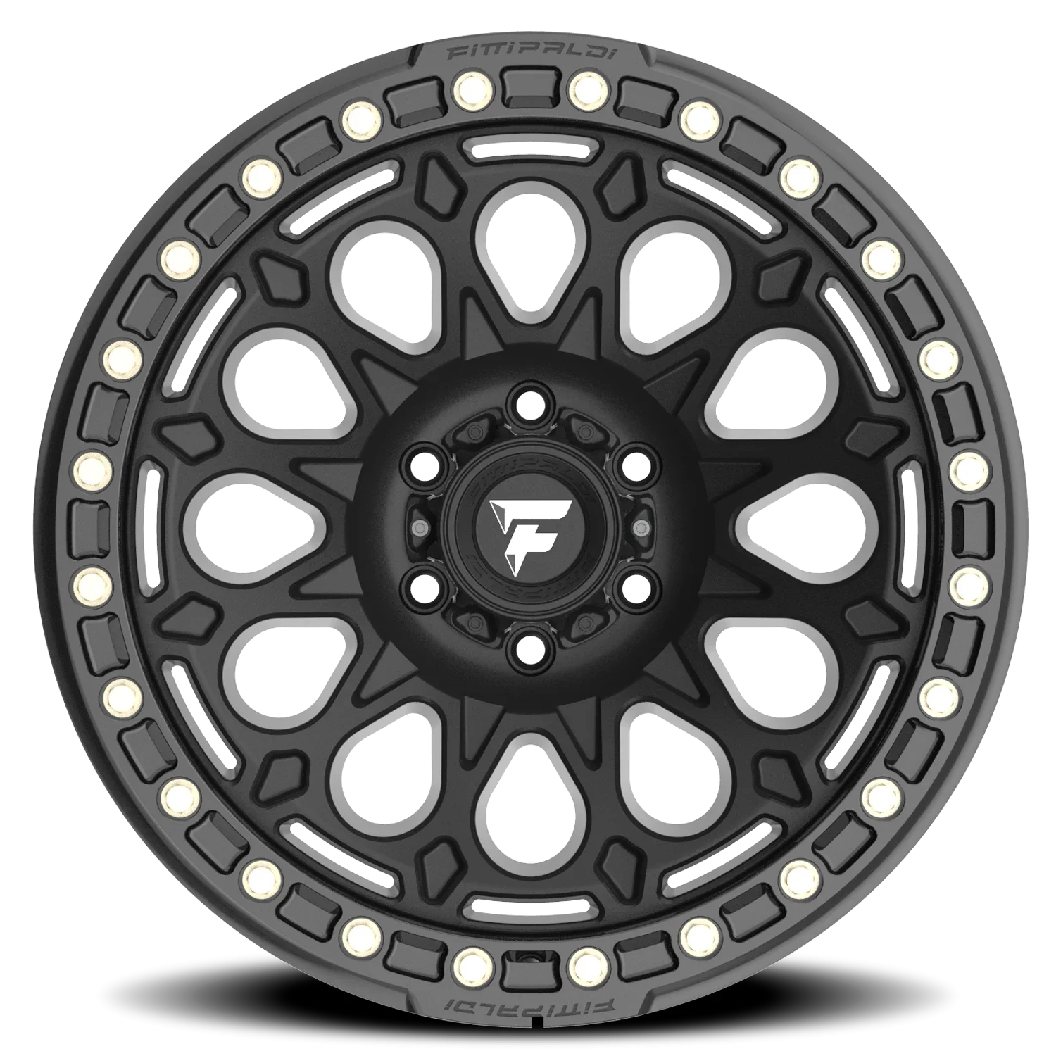 Fittipaldi Offroad Beadlock Series FB153B 20x10 6x135 -38 Black - Image 3