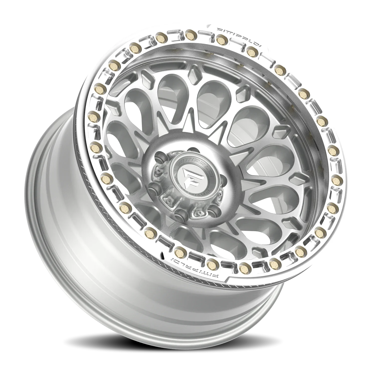 Fittipaldi Offroad Beadlock Series FB153M 20x10 8x170 -38 Silver - Image 2
