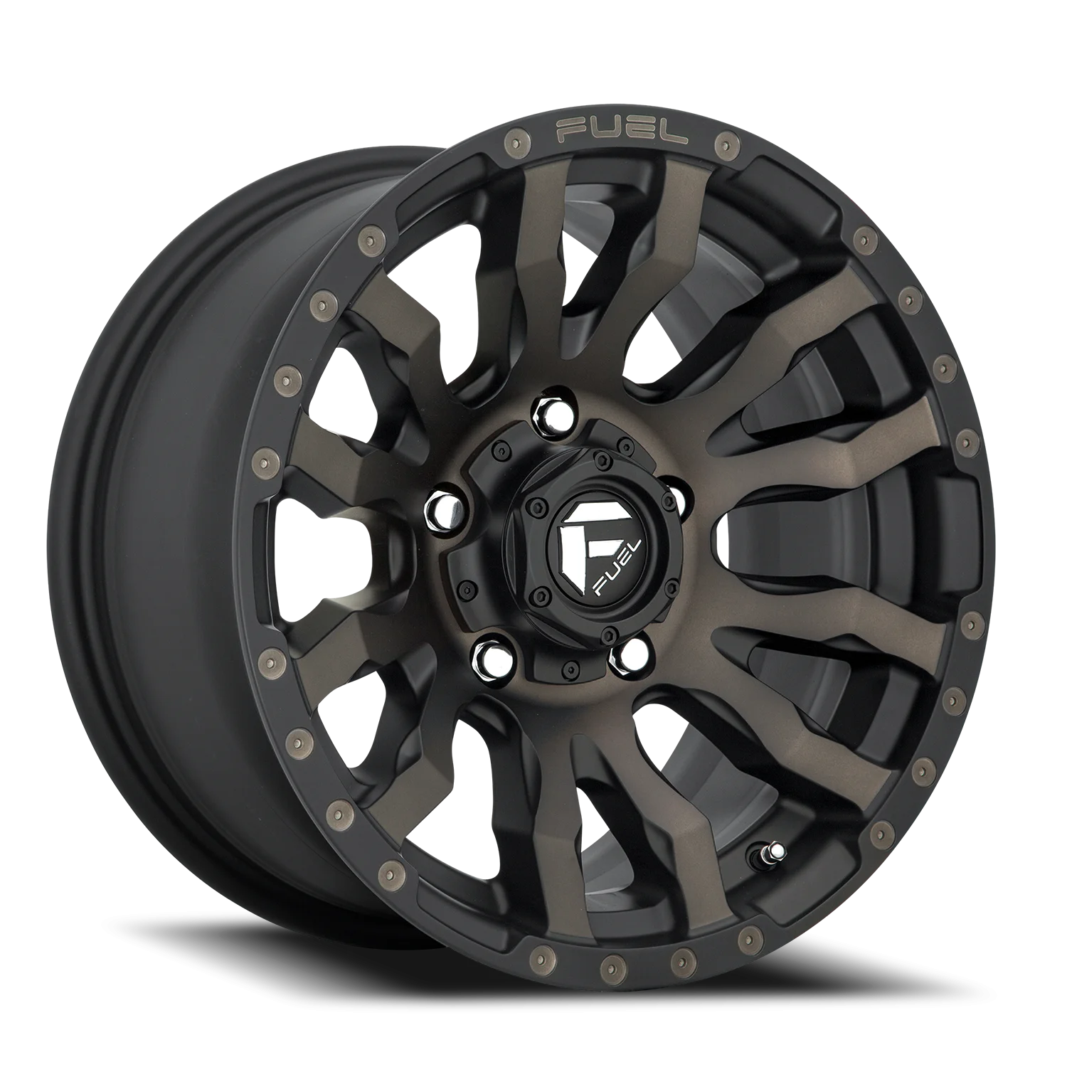 Fuel Blitz D674 20x10 5x139.7 -18 Black
