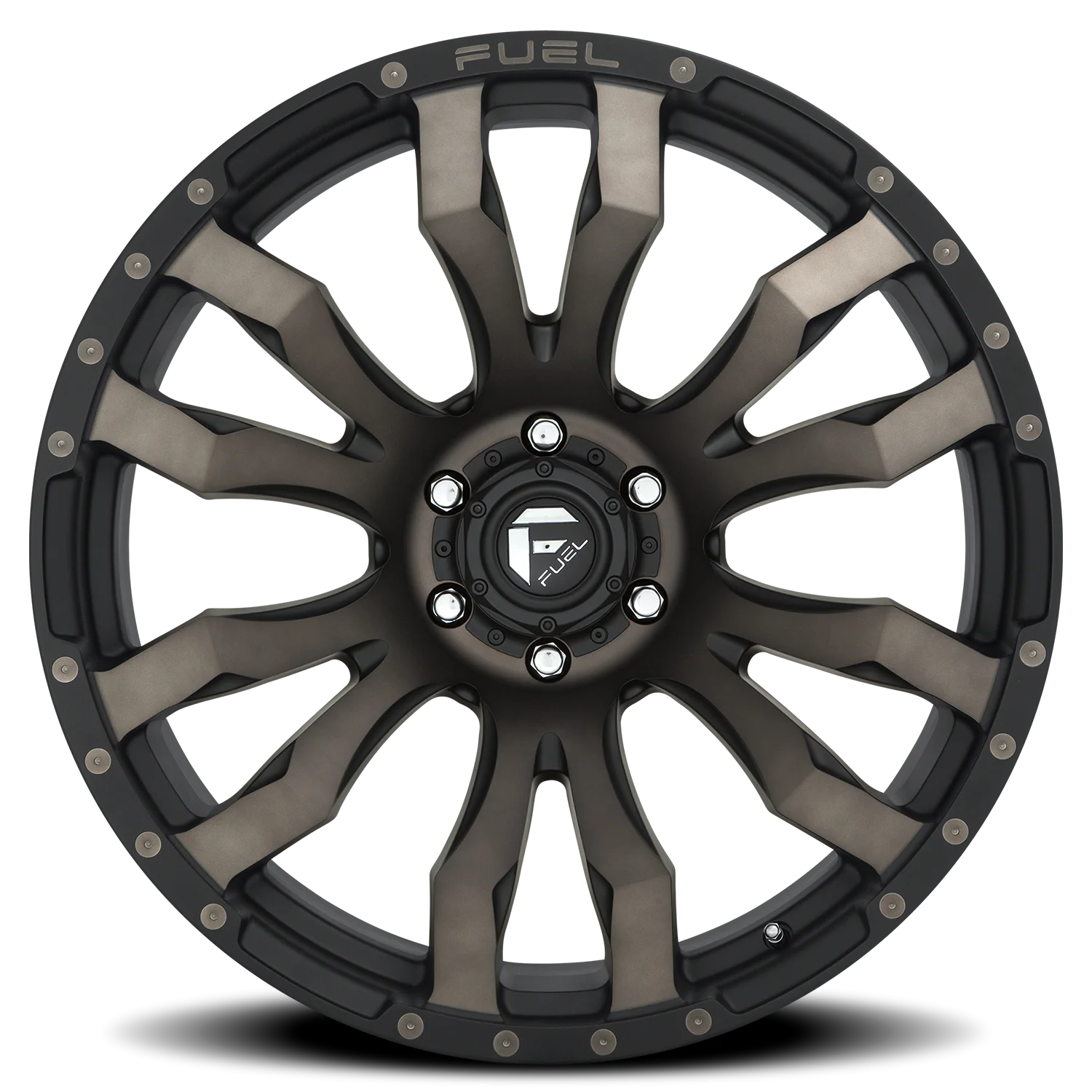 Fuel Blitz D674 17x9 6x135 -12 Black - Image 3
