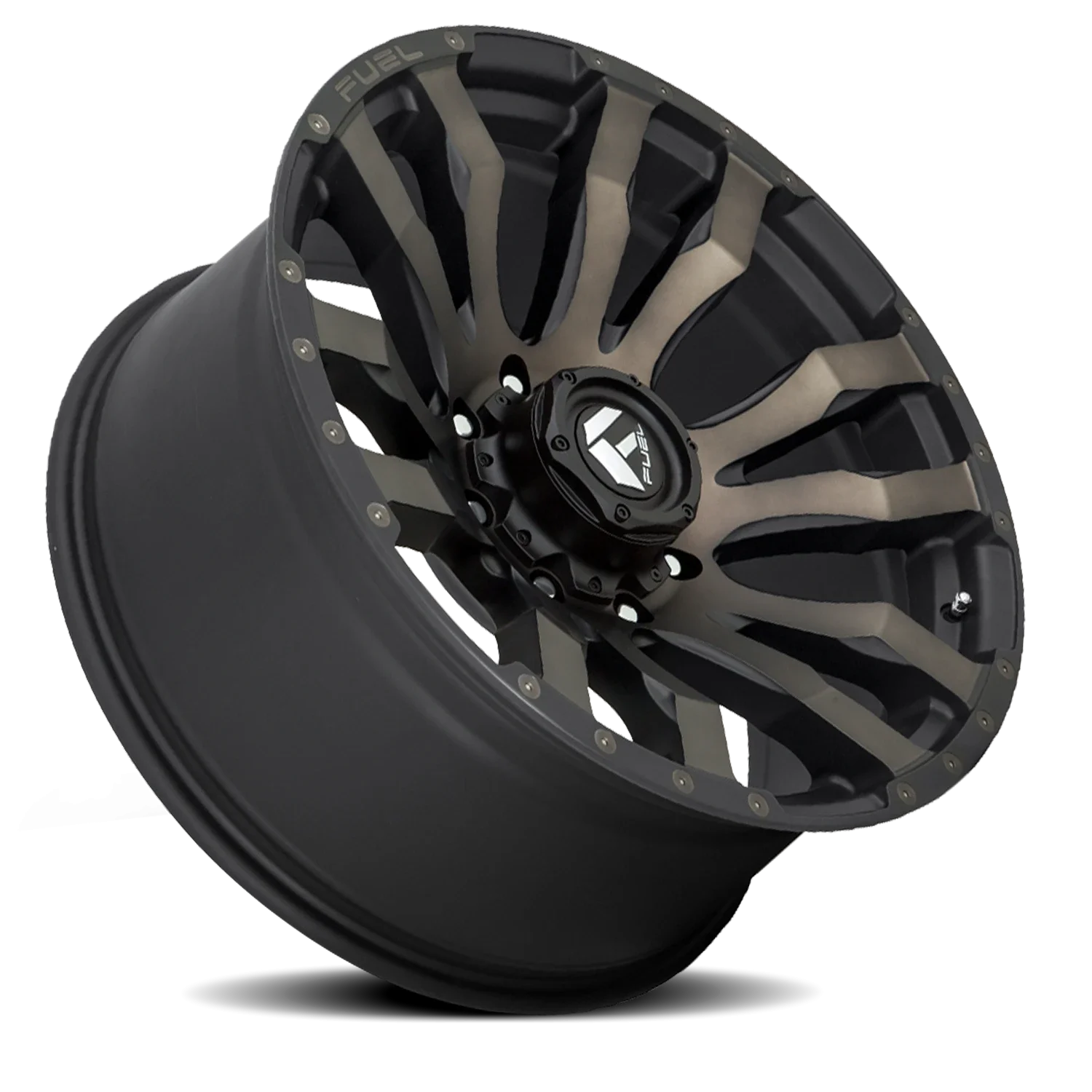 Fuel Blitz D674 18x9 8x180 +1 Black - Image 2