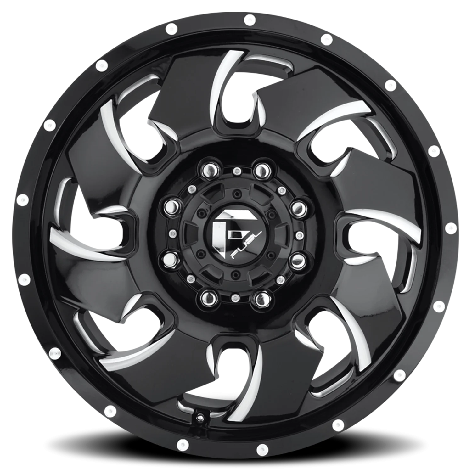 Fuel Cleaver Dually D574 20x8.3 8x210 +105 Black - Image 3
