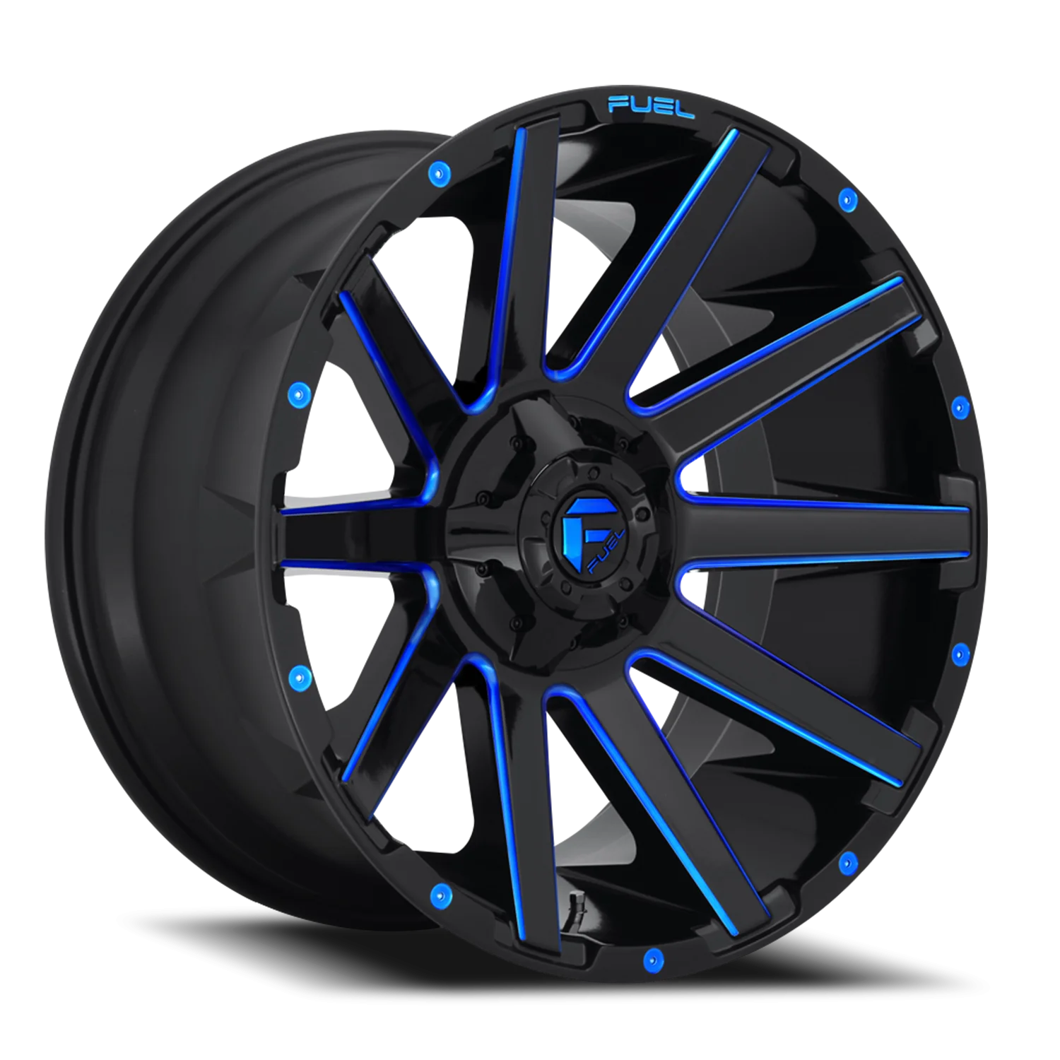 Fuel Contra D644 20x9 5x139.7/5x150 +20 Blue