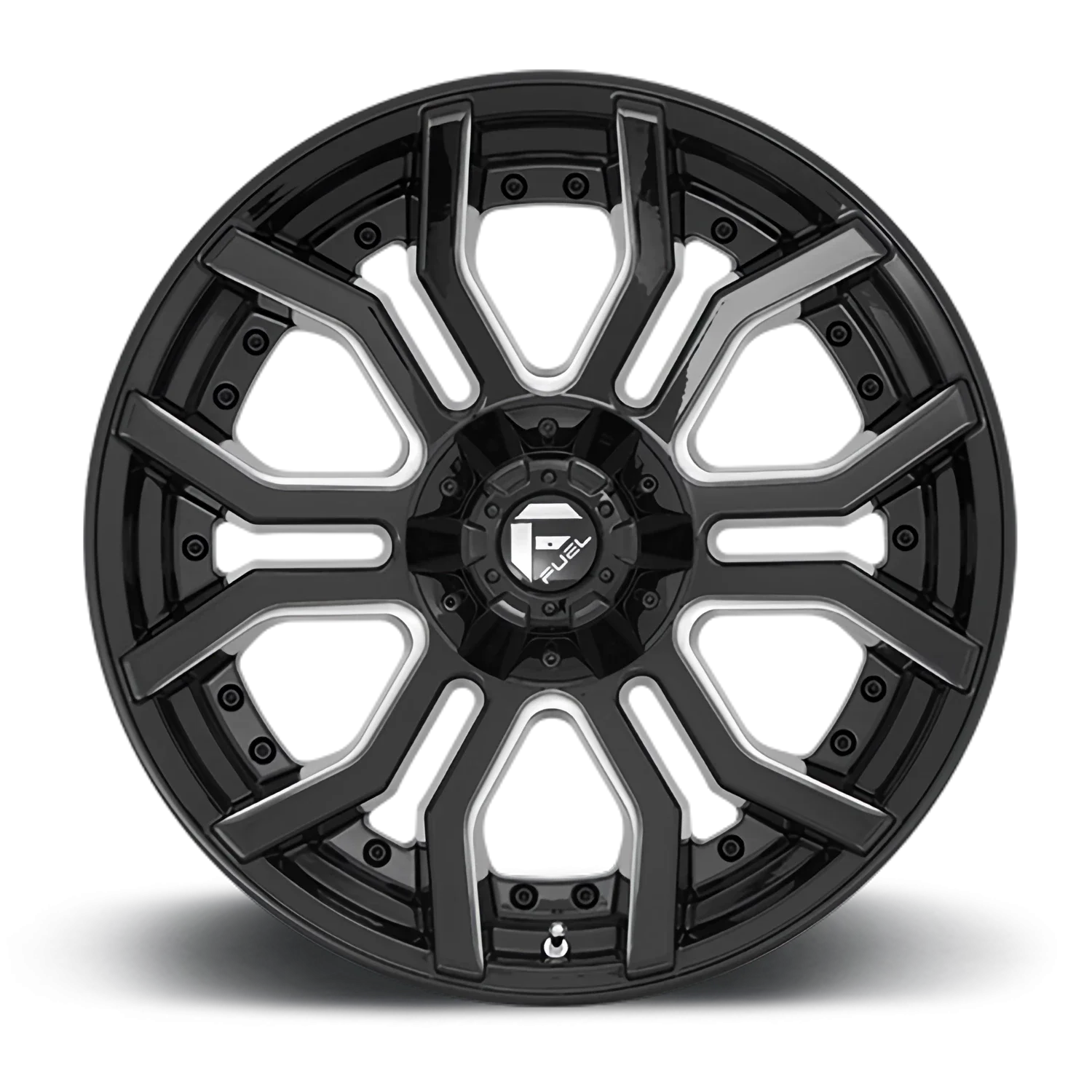 Fuel Rage D711 20x10 5x127/5x139.7 -18 Black - Image 3