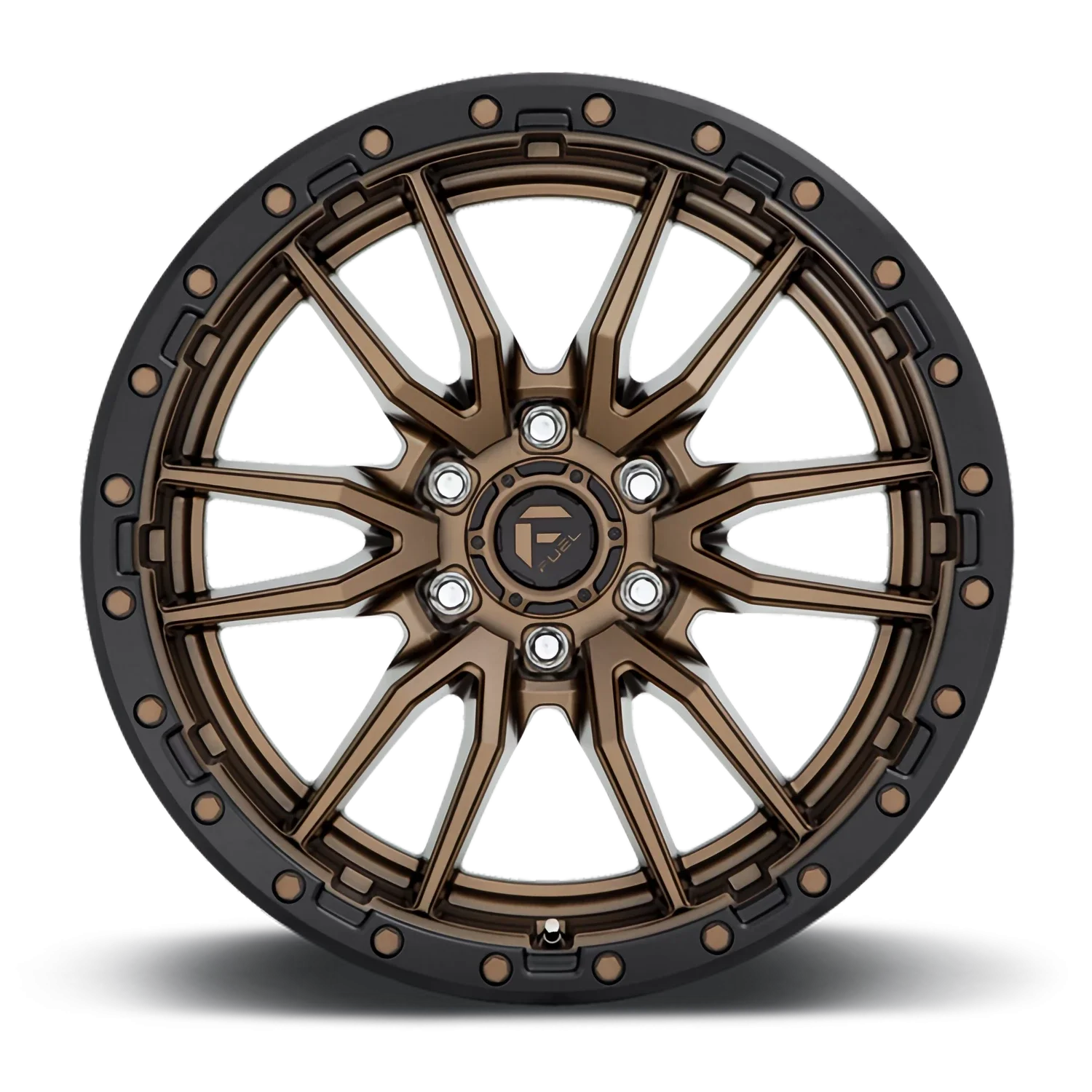Fuel Rebel D681 22x10 6x139.7 -13 Bronze - Image 3